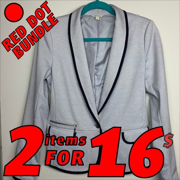 Reitmans Tuxedo-Style Blazer Size 3 - Picture 1 of 12